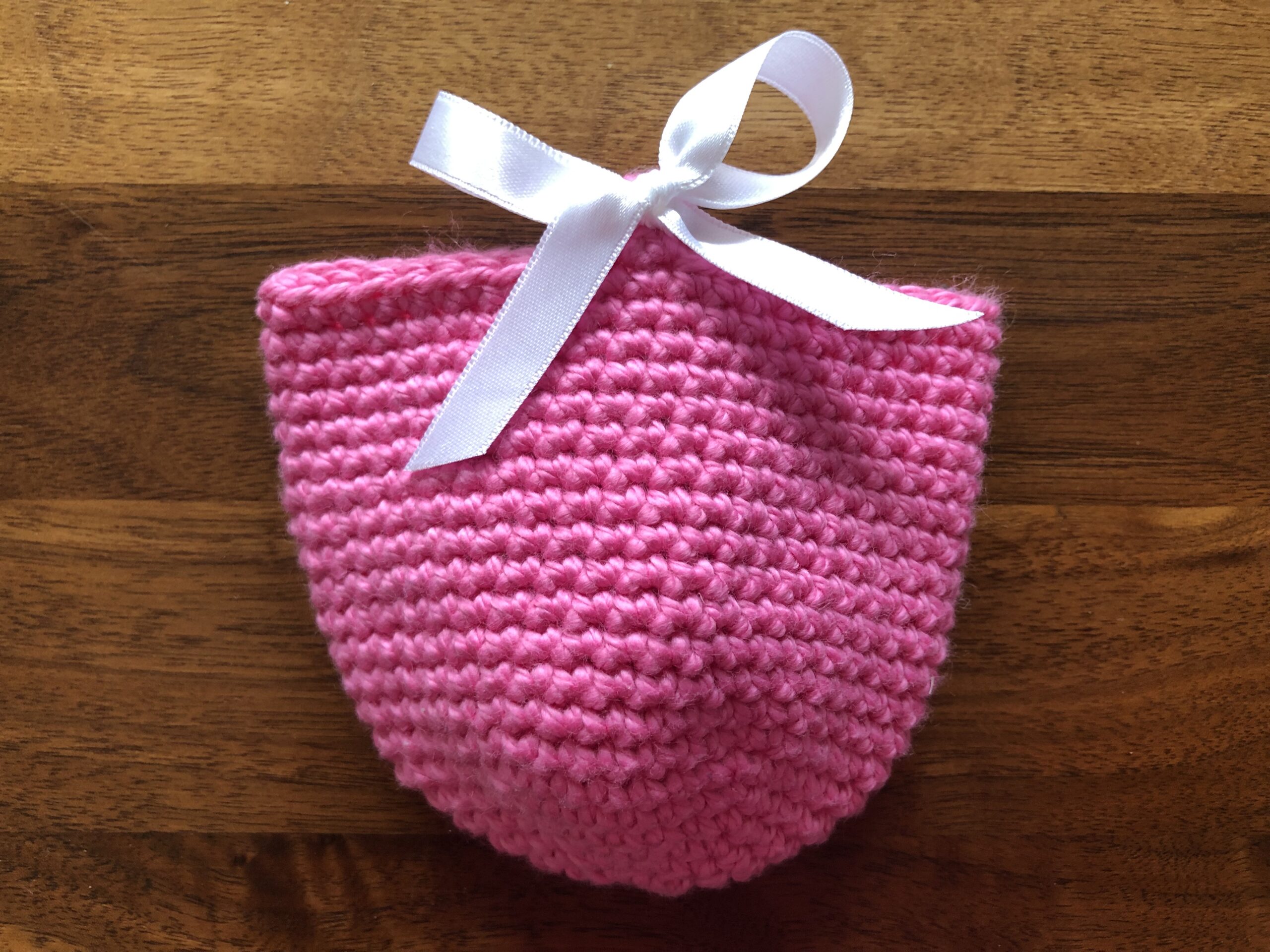 Osterkörbchen uni - rosa