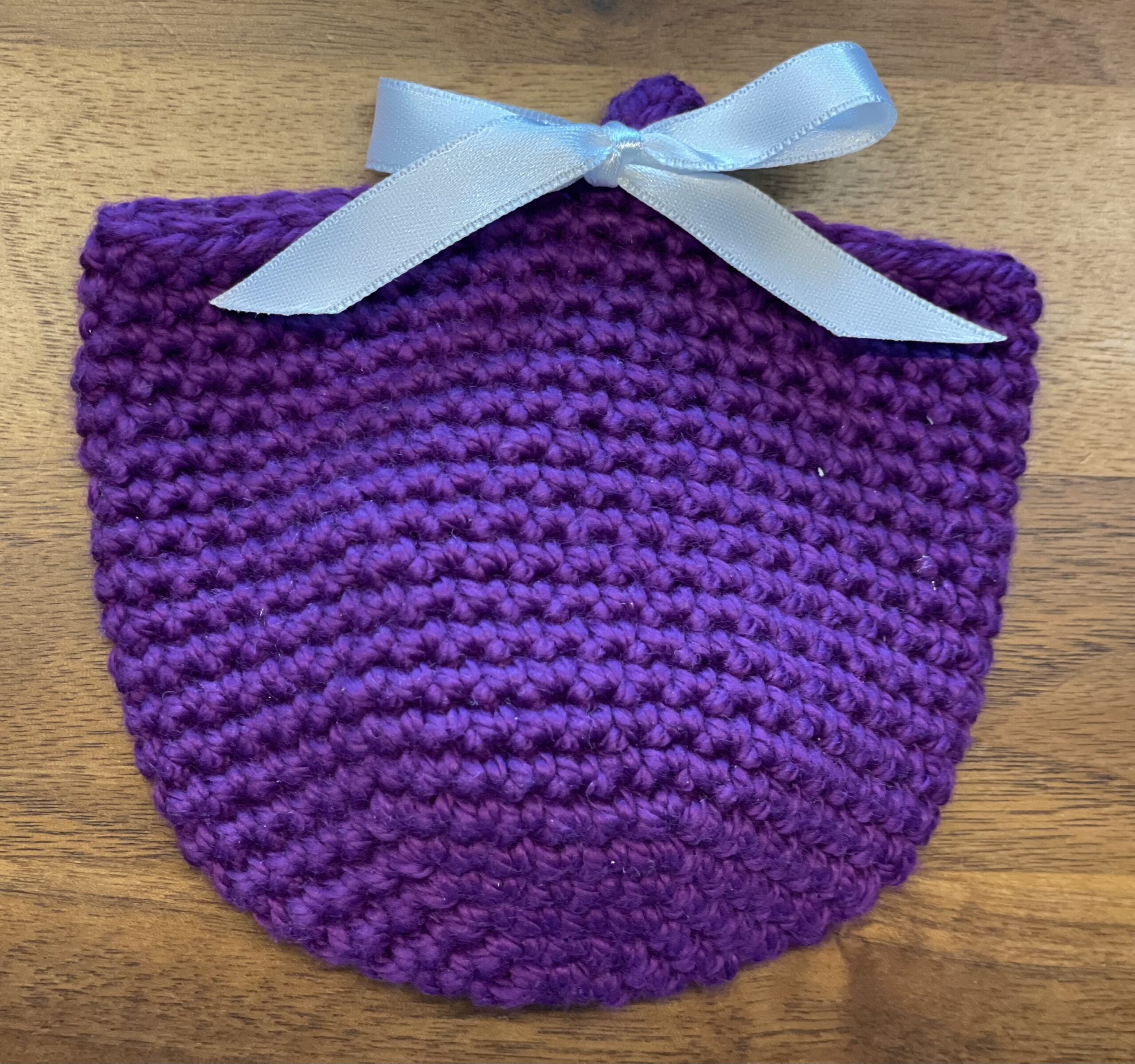 Osterkörbchen uni - violett